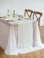 Table Runner Luxury Sheer for Wedding Rustic Boho Party Bridal Shower Birthday Christmas Decorations