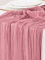 1pc Boho Style Cheesecloth Table Runner Long Gauze Sheer RomanticTable Runner For Weddings, And Scene Decor Home Decor