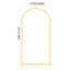 3PCS Set Wedding Arch Stand Golden Metal Wedding Arch Iron Frame, Durable Steel Alloy, Easy to Assemble - Indoor/Outdoor Decorative Stand for Weddings, Birthdays, Proposals