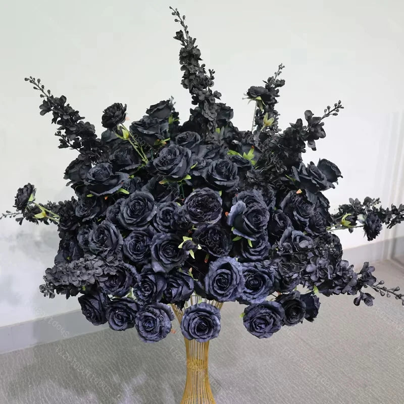 70cm Luxurious White Rose Flower Ball Wedding Reception Centerpiece For Table Decor Accessories Floral Arrangement Event  Prop