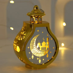 Lanterne LED Ramadan & Eid Mubarak — Décoration orientale