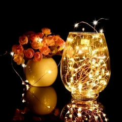 Guirlande LED USB fil de cuivre — Mariage oriental & décoration de salle