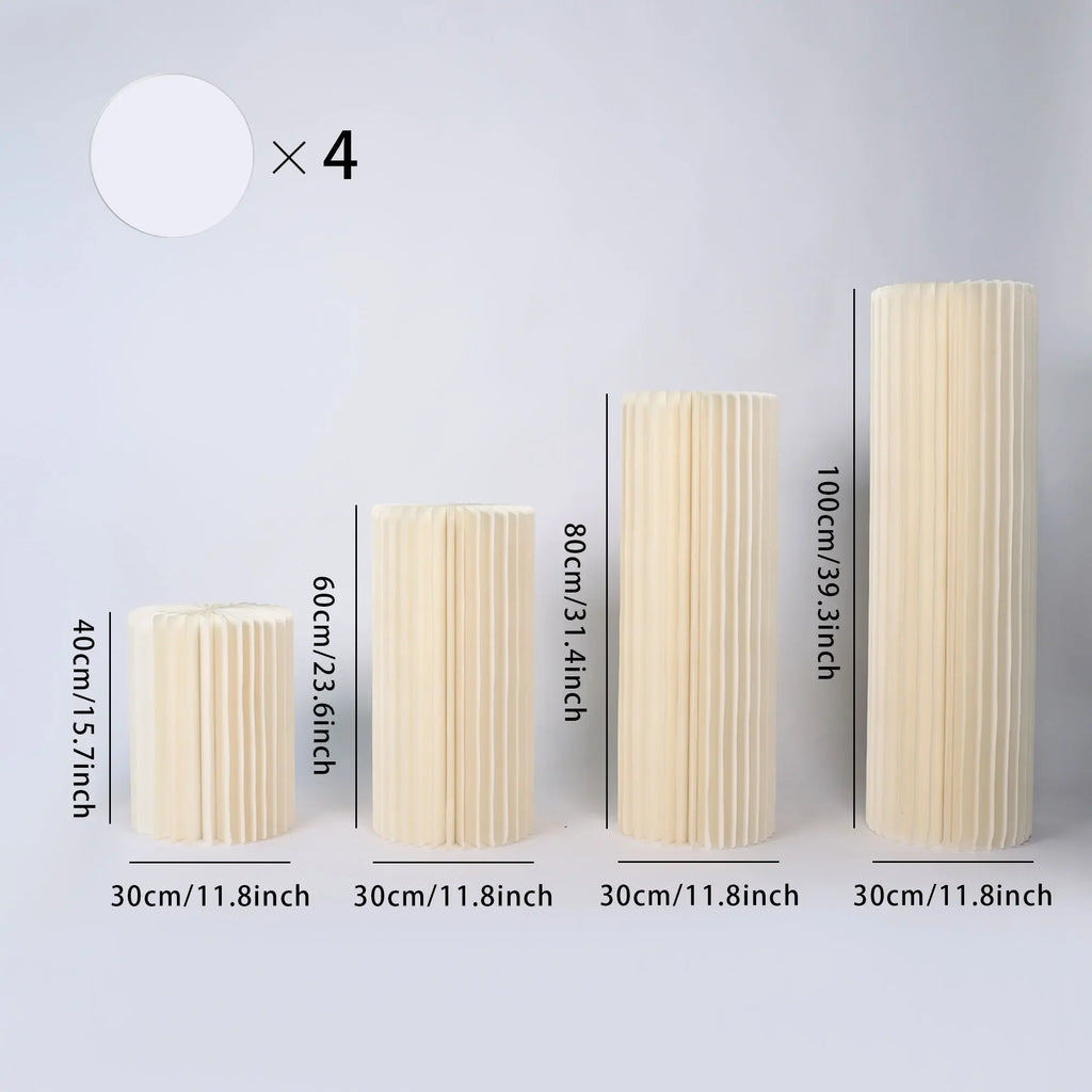 Party Round Pedestal Stands for Dessert Display Roman Column Vases Wedding Baby Shower Centerpieces Simple Generous Design
