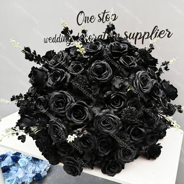 70cm Luxurious White Rose Flower Ball Wedding Reception Centerpiece For Table Decor Accessories Floral Arrangement Event  Prop