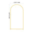 Gold Wedding Arch Stand Birthday Anniversary Party Decor Balloon Arch New Frame Backdrop Holder Bracket 6FT 6.6FT 7.2FT Size