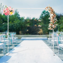 Arche carrée blanche 2x2 m — Structure pour cérémonie de mariage