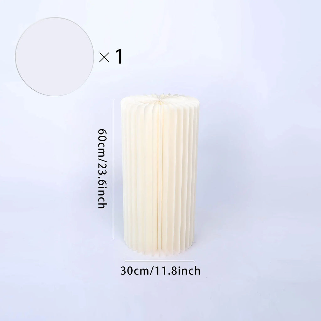 Party Round Pedestal Stands for Dessert Display Roman Column Vases Wedding Baby Shower Centerpieces Simple Generous Design