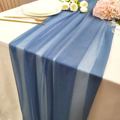 Chemin de Table Chiffon Voile Soie — Arche & Table Mariage Oriental