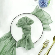 Chemin de table en gaze semi-transparente — Mariage boho
