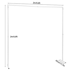 Arche carrée blanche 2x2 m — Structure pour cérémonie de mariage