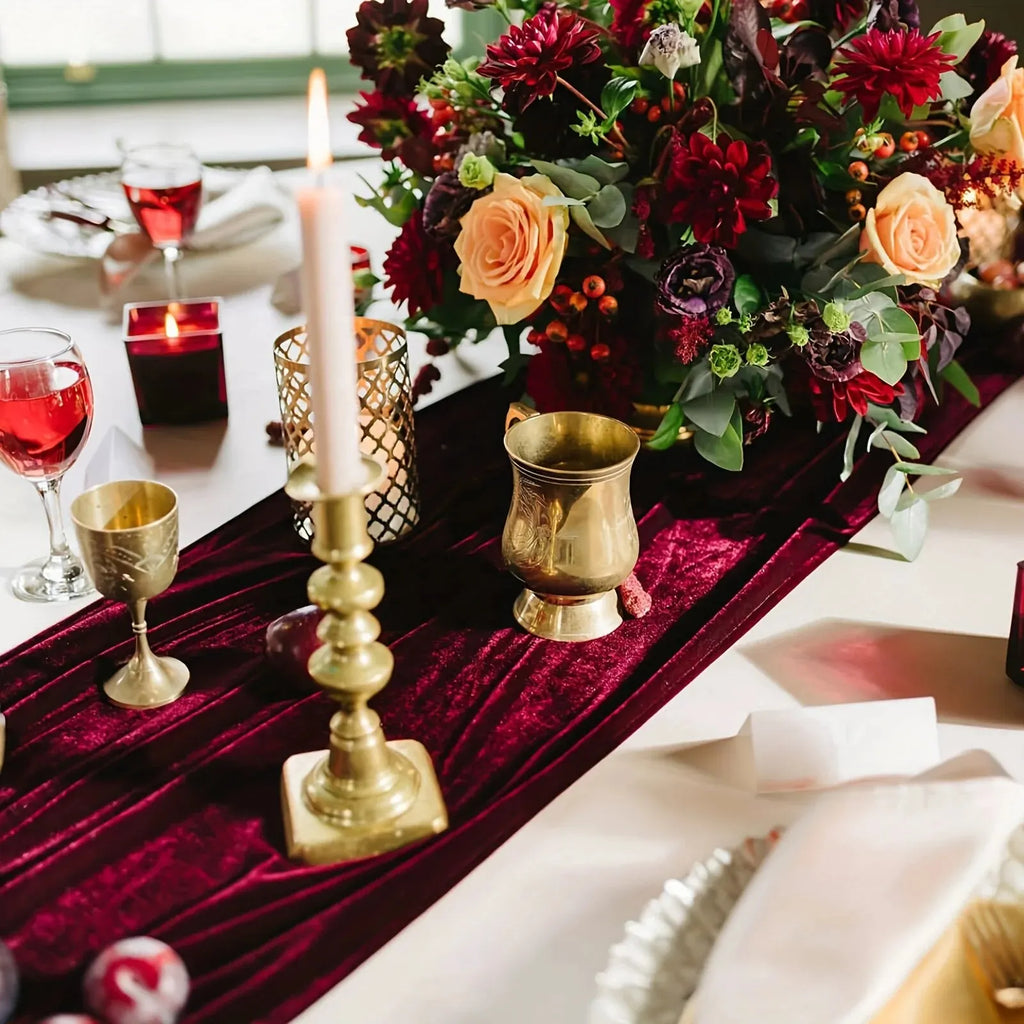 1pc Boho Style Cheesecloth Table Runner Long Gauze Sheer RomanticTable Runner For Weddings, And Scene Decor Home Decor