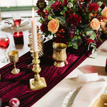 Chemin de table en étamine boho — Décoration de mariage