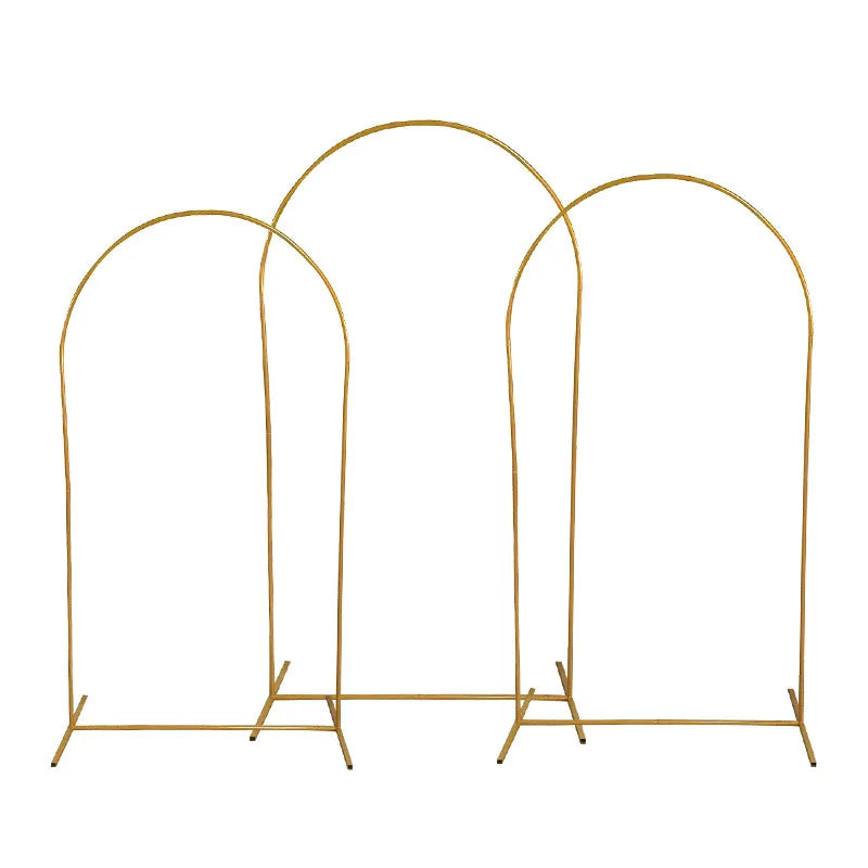 Arche dorée de mariage 120 à 220 cm — Structure pour décor de scène