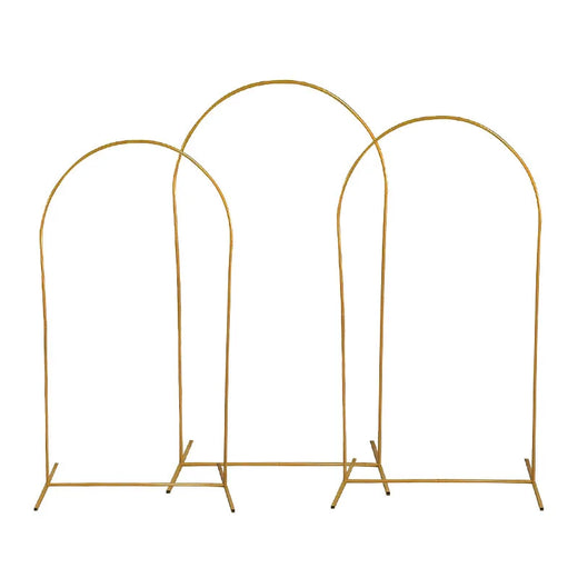 Arche dorée de mariage 120 à 220 cm — Structure pour décor de scène