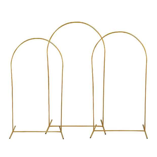 Arche dorée de mariage 120 à 220 cm — Structure pour décor de scène