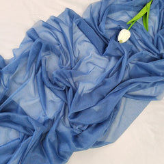 Chemin de Table Chiffon Voile Soie — Arche & Table Mariage Oriental