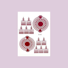 Stickers henné waterproof — Motifs mains mariage & cérémonie