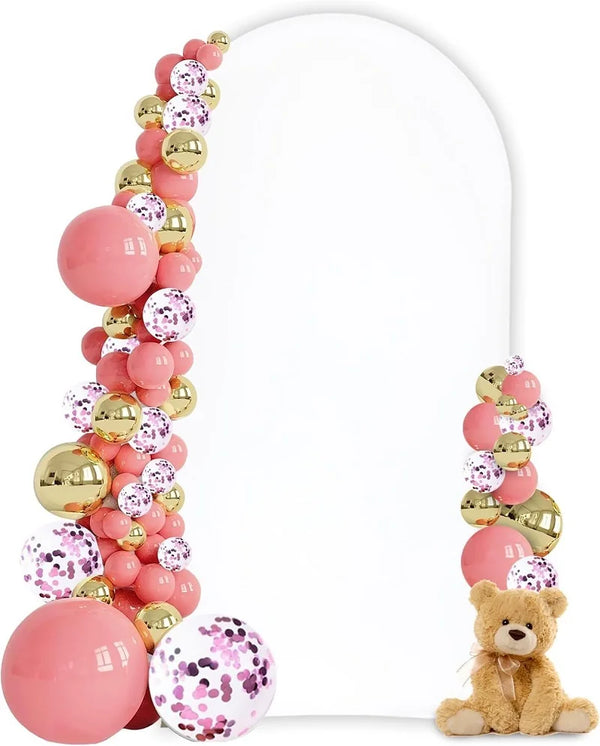 1PCS White Wedding Arch Stand, Balloon Holder, Size 6FT 6.6FT 7.2FT,Wedding Party background decoration props