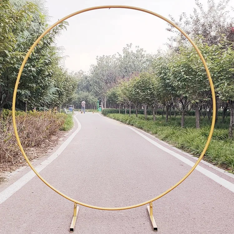 Metal Wedding Arche Circular Balloon Stand Party Decoration Backdrop Arch Birthday Party Balloon Arch Baby Shower Decoration