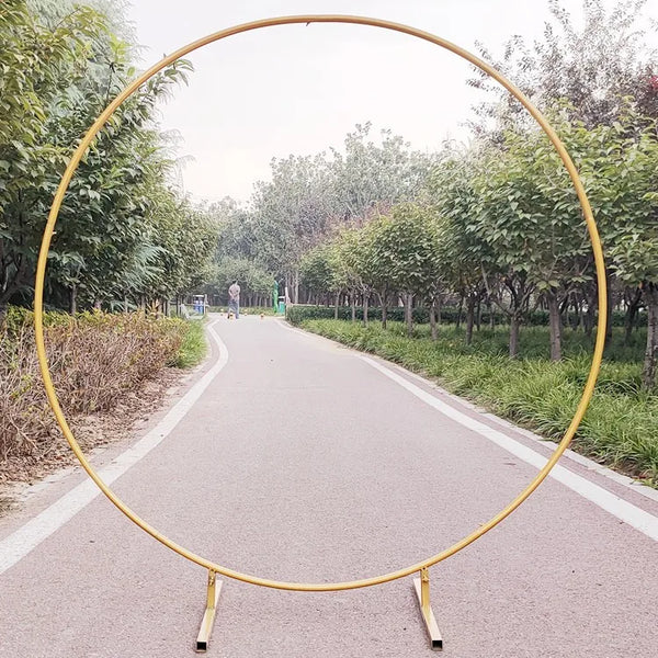 Metal Wedding Arche Circular Balloon Stand Party Decoration Backdrop Arch Birthday Party Balloon Arch Baby Shower Decoration