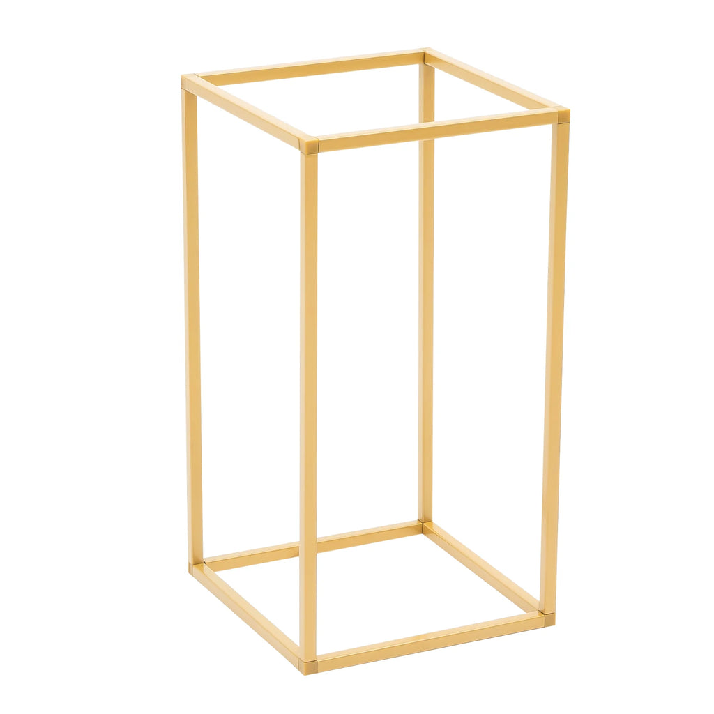 4 Different Height Metal Wedding Flower Stand Floor Geometric Vase Set Wedding Centerpieces For Table Tall Decorations For Party