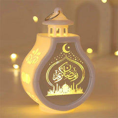 Lanterne LED Ramadan & Eid Mubarak — Décoration orientale