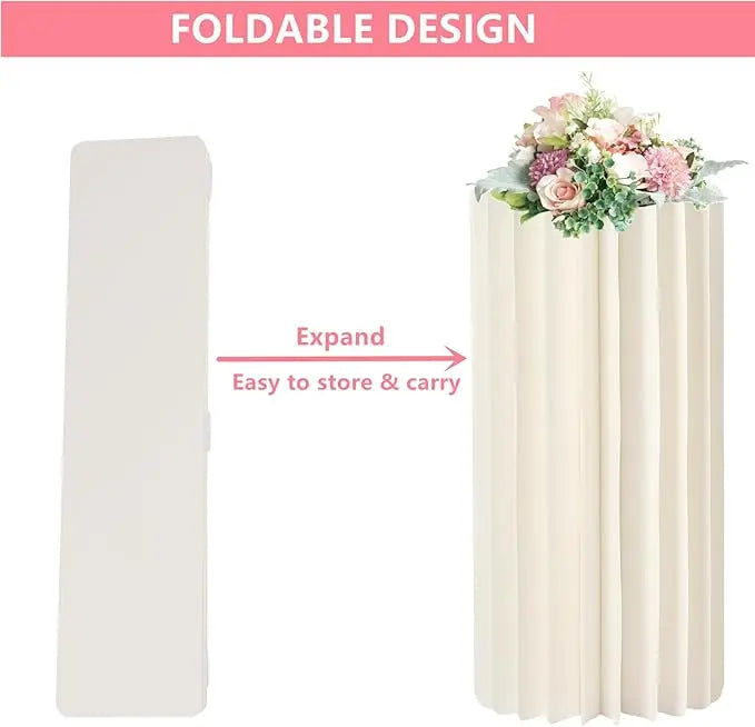 Party Round Pedestal Stands for Dessert Display Roman Column Vases Wedding Baby Shower Centerpieces Simple Generous Design