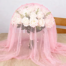 Chemin de table perlé 75 x 200 cm — Décoration mariage