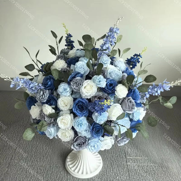 70cm Luxurious White Rose Flower Ball Wedding Reception Centerpiece For Table Decor Accessories Floral Arrangement Event  Prop