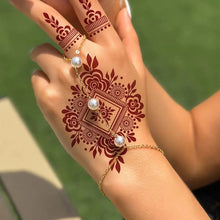 Stickers henné waterproof — Motifs mains mariage & cérémonie