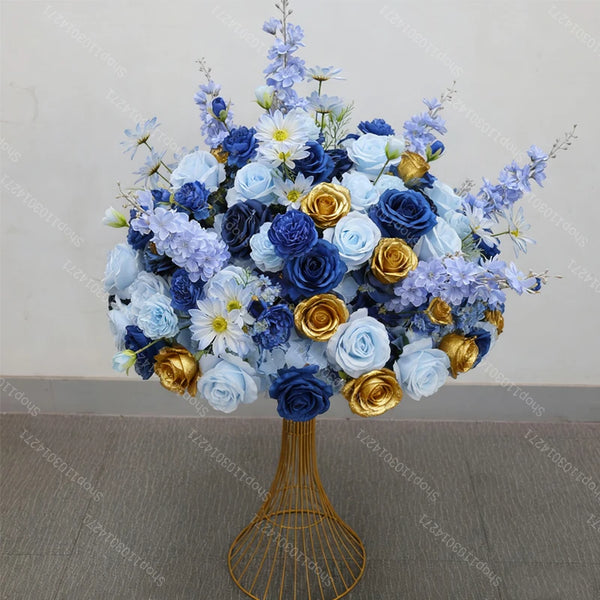 70cm Luxurious White Rose Flower Ball Wedding Reception Centerpiece For Table Decor Accessories Floral Arrangement Event  Prop