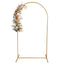 1PCS Gold Wedding Arch Stand, Party Decor Balloon arch, Frame Backdrop Holder Bracket,Size 4FT 5FT 6FT 6.6FT 7.2FT