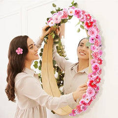 Lot de 20 ou 50 têtes de fleurs en soie