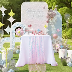 Chemin de table sequins scintillants — Mariage oriental