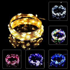 Guirlande LED USB fil de cuivre — Mariage oriental & décoration de salle