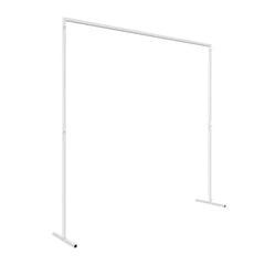 Arche carrée blanche 2x2 m — Structure pour cérémonie de mariage