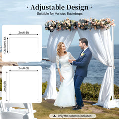 Arche carrée blanche 2x2 m — Structure pour cérémonie de mariage