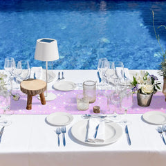 Chemin de table sequins scintillants — Mariage oriental