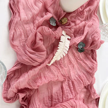 Chemin de table en gaze semi-transparente — Mariage boho