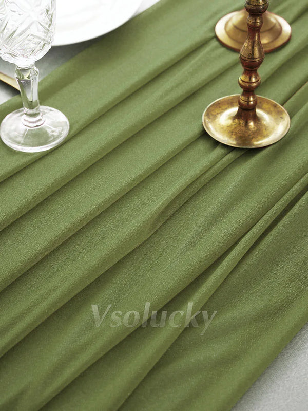 Table Runner Luxury Sheer for Wedding Rustic Boho Party Bridal Shower Birthday Christmas Decorations