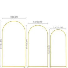 Arche dorée 120 à 220 cm — Fond de scène mariage