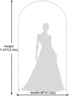 Arche blanche de mariage 80 à 220 cm — Structure pour décor de scène