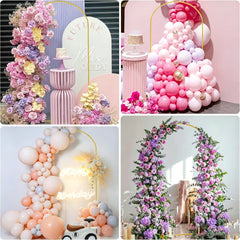 Lot de 3 arches dorées de mariage — Décor oriental