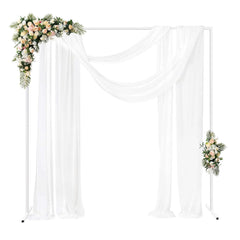 Arche carrée blanche 2x2 m — Structure pour cérémonie de mariage