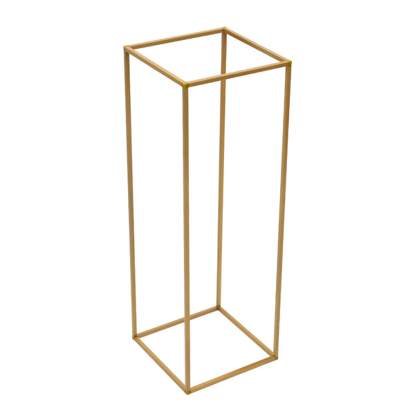10PCs Metal Flower Stand 23.6Inch 23" Gold Flower Stand  for Floral Arrangement, Geometric Flower Vase Stand for Party, Events
