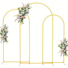 Lot de 3 arches dorées de mariage — Structures décoratives