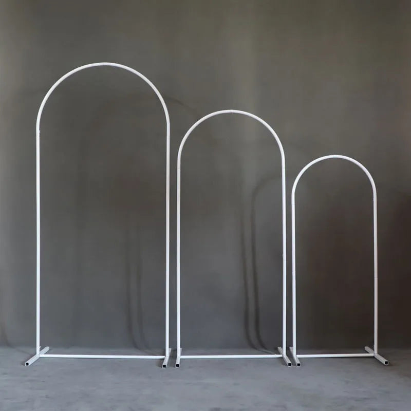Arche blanche de mariage 80 à 220 cm — Structure pour décor de scène