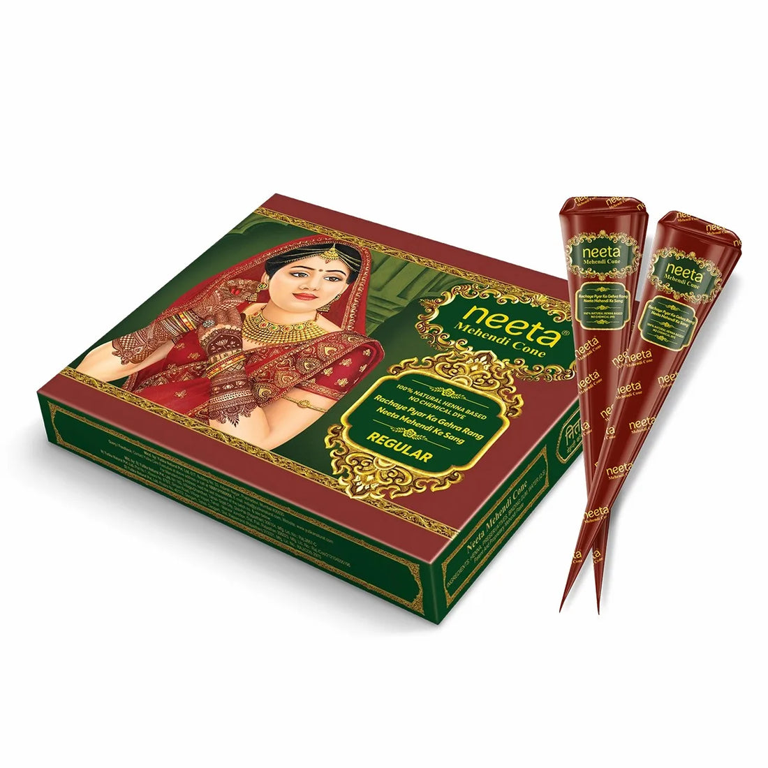 Pâte de henné temporaire — Lot pour cérémonie & motifs mains