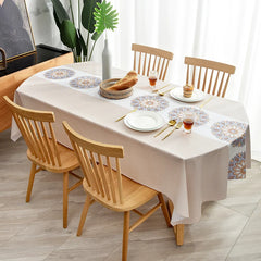 Nappe Imprimée Mandala Oriental — Anti-Chaleur Fête & Mariage